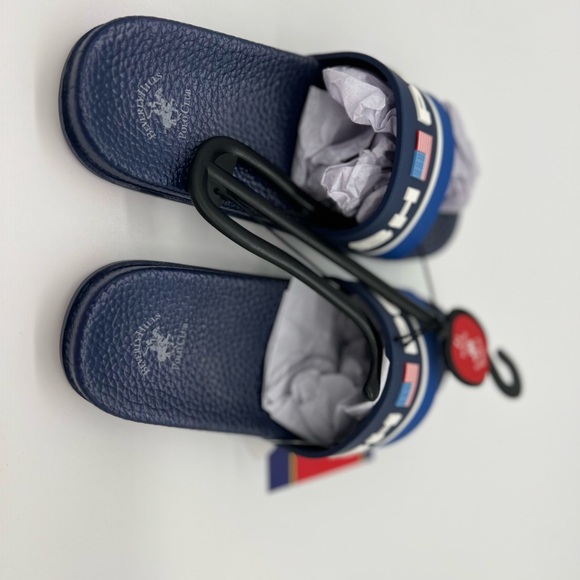 Beverly Hills Boys Slides Non-Slip  (Toddler-Big Kid), Navy Blue size 12 - Picture 4 of 6
